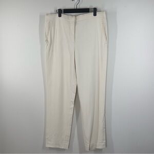 RAG & BONE New York Women’s Size 10 Cream Straight Legged Tailored Suit Pants